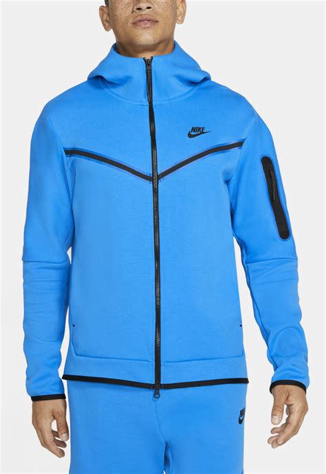 blauwe nike tech fleece pak|nike tech fleece.